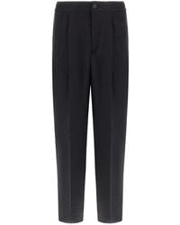 Herno - Elasticated-Waist Tailored Trousers - Lyst