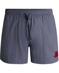 HUGO - Dominica Swim Shorts - Lyst