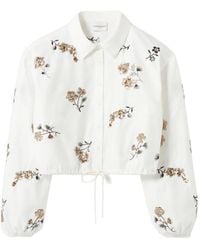 Claudie Pierlot - Floral Drawstring Shirt - Lyst