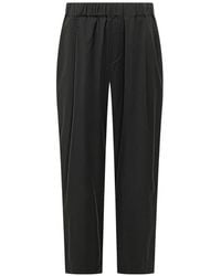 A PAPER KID - Logo-Patch Trousers - Lyst