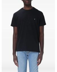 Brooksfield - Logo-Embroidered T-Shirt - Lyst