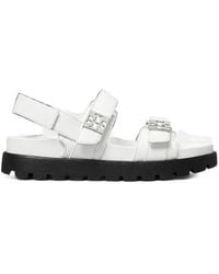 Tory Burch - Logo-Detail Sandals - Lyst