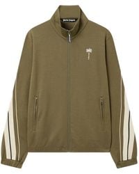 Palm Angels - Palm Tree Striped Track Jacket - Lyst