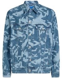 KARL LAGERFELD - All-Over Print Jacket - Lyst