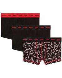 DIESEL - Damien-Gft-Utlt Heart-Print Boxer - Lyst