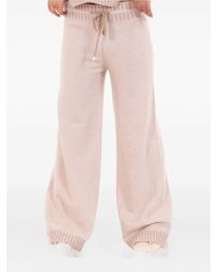 D.exterior - Wool Blend Flared Trousers - Lyst