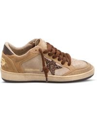 Golden Goose - Deluxe Brand Ballstar Suede Sneakers - Lyst