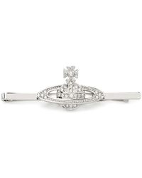 Vivienne Westwood - Orb Crystal-Embellished Hair Clip - Lyst