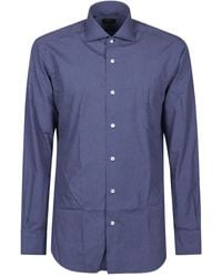 Barba Napoli - Camisa con estampado geométrico - Lyst
