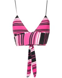 Clube Bossa - Havel Stripe-print Bikini Top - Lyst