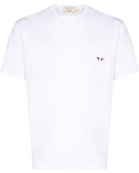 Maison Kitsuné - Camiseta con parche Fox Head - Lyst