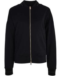 Lorena Antoniazzi - Zip-Front Sweatshirt - Lyst
