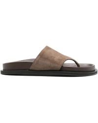 A.Emery - Imara Suede Flat Sandals - Lyst