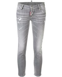 DSquared² Jean Jennifer crop - Gris