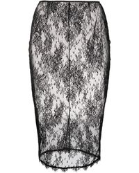 Kiki de Montparnasse - Jolie Floral-lace Slip Skirt - Lyst