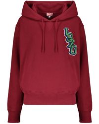 KENZO - Cotton Hoodie - Lyst