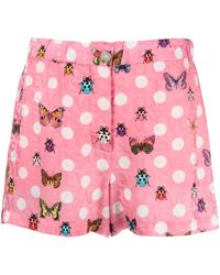 Versace - Shorts con estampado Butterflies - Lyst