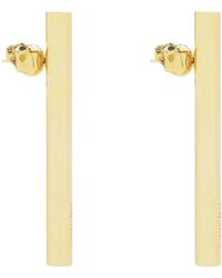 McQueen - Skull Drop Earrings - Lyst