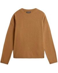 Woolrich - Crew-Neck Drop-Shoulder Sweater - Lyst
