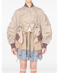 Kolor - Gathered Bomber Jacket - Lyst