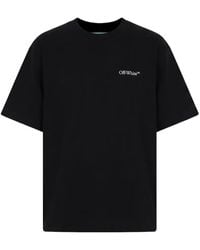 Off-White c/o Virgil Abloh - T-Shirt À Logo Brodé - Lyst