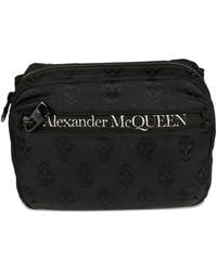 McQueen - Logo-Print Belt Bag - Lyst