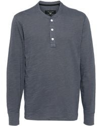 Rag & Bone - Classic Flame Henley Poloshirt - Lyst