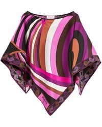 Emilio Pucci - Iride Struzzo-Print Kaftan Top - Lyst