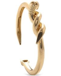 David Webb - Twisted Nail Cuff Bracelet - Lyst