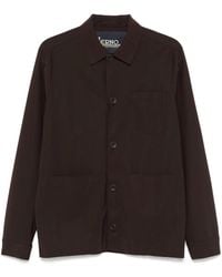 Herno - Sobrecamisa con bolsillos de parche - Lyst