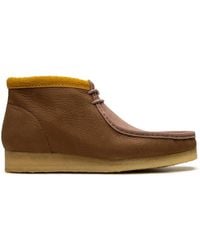 Clarks - Wallabee Nubuck-Leather Boots - Lyst