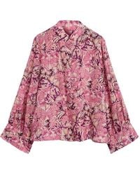 Momoní - Franklin Printed Habutai Shirt - Lyst