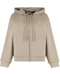 Maison Kitsuné - Felpa Con Zip E Cappuccio - Lyst