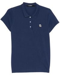 KARL LAGERFELD - Ikon Polo Shirt Polo - Lyst