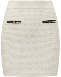 Amiri - Pocket-Detail Mini Skirt - Lyst