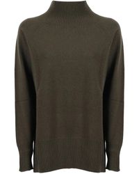 Kangra - Raglan-Sleeve Funnel-Neck Sweater - Lyst