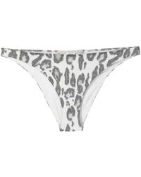 Stella McCartney - Leopard-print Bikini Bottoms - Lyst