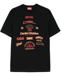 DIESEL - T-Just-N14 T-Shirt mit Logo-Print - Lyst