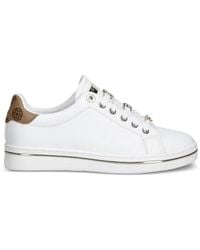 Guess - Logo-Plaque Lace-Up Sneakers - Lyst