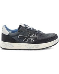 Premiata - Low-Top Sneakers With Leather Craftsmanship - Lyst