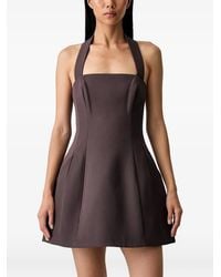 Bardot - Nevelle Halterneck Pleated Mini Dress - Lyst