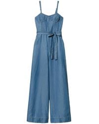 Twinset - Wide-Leg Belted Jumpsuit - Lyst