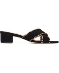 Cinq À Sept - Amanda Criss-Cross Suede Sandals - Lyst
