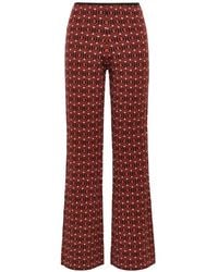 Maliparmi - Jacquard-Knit Straight-Leg Trousers - Lyst