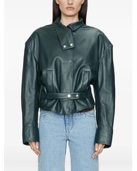 Christopher Esber - Eddie Belted Leather Jacket - Lyst