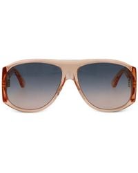 Chloé - Round-Frames Sunglasses - Lyst