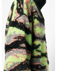 ERL - Tiger-Print Knit Jumper - Lyst