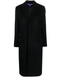 Ralph Lauren Collection - Beatrisa Single-breasted Wool Blend Coat - Lyst