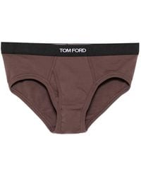 Tom Ford - Logo-Waistband Briefs - Lyst