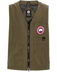Canada Goose - Canmore Weste mit Logo-Patch - Lyst